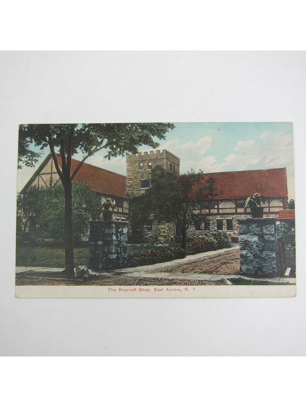 Postcard New York East Aurora The Roycroft Shop Antique 1909 RARE